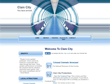 Tablet Screenshot of clamcity.com